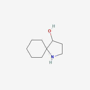 molecular formula C9H17NO B1523463 1-Azaspiro[4.5]decan-4-ol CAS No. 1557017-04-5