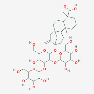 molecular formula C₃₈H₆₀O₁₈ B152347 Rebaudioside B CAS No. 58543-17-2