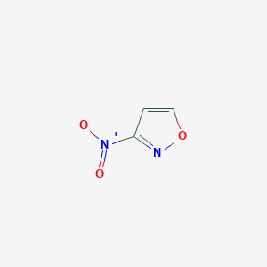 molecular formula C3H2N2O3 B15234883 3-Nitroisoxazole 