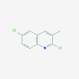 molecular formula C10H7Cl2N B152349 2,6-Dichloro-3-methylquinoline CAS No. 132118-32-2