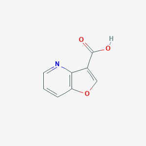 molecular formula C8H5NO3 B15235067 Furo[3,2-b]pyridine-3-carboxylic acid 