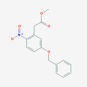 (5-Benzyloxy-2-nitro-phenyl)-acetic acid methyl ester