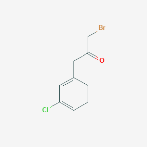 B1523517 1-Bromo-3-(3-chlorophenyl)propan-2-one CAS No. 1200399-50-3