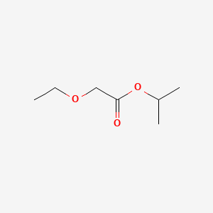 molecular formula C7H14O3 B15235206 Acetic acid, ethoxy-, 1-methylethyl ester CAS No. 54063-13-7
