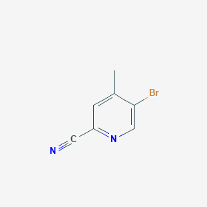 molecular formula C7H5BrN2 B1523523 5-Bromo-4-methylpyridine-2-carbonitrile CAS No. 886364-86-9