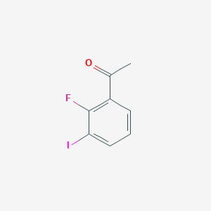molecular formula C8H6FIO B15235305 1-(2-Fluoro-3-iodophenyl)ethanone 