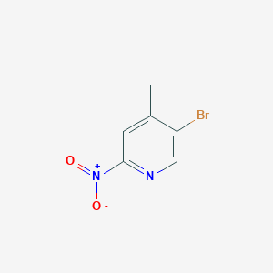 molecular formula C6H5BrN2O2 B1523534 5-溴-4-甲基-2-硝基吡啶 CAS No. 1225278-70-5