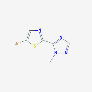 5-Bromo-2-(1-methyl-1H-1,2,4-triazol-5-yl)thiazole