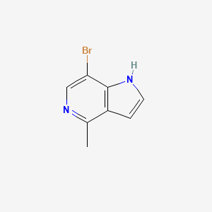 molecular formula C8H7BrN2 B1523548 7-bromo-4-methyl-1H-pyrrolo[3,2-c]pyridine CAS No. 1082042-20-3