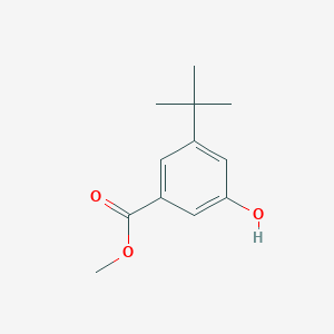 molecular formula C12H16O3 B1523549 Methyl 3-tert-butyl-5-hydroxybenzoate CAS No. 49843-50-7