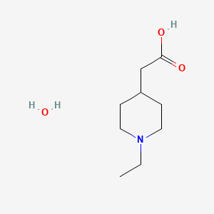 (1-Ethyl-4-piperidinyl)acetic acid hydrate
