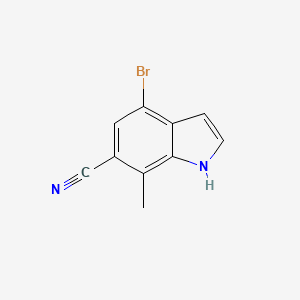 4-Bromo-6-cyano-7-methylindole