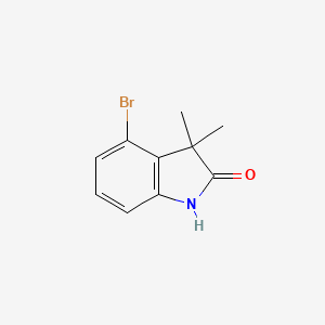 molecular formula C10H10BrNO B1523593 4-Bromo-3,3-dimethylindolin-2-one CAS No. 870552-47-9