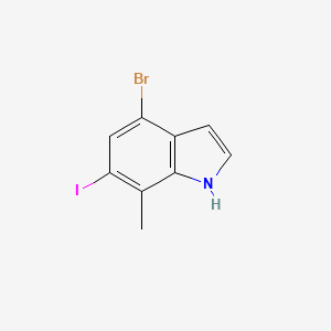 molecular formula C9H7BrIN B1523600 4-Bromo-6-iodo-7-methylindole CAS No. 1082040-79-6