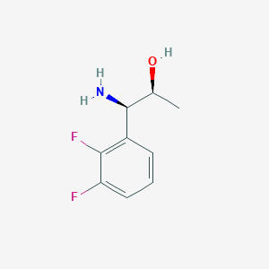 molecular formula C9H11F2NO B15236030 (1R,2S)-1-amino-1-(2,3-difluorophenyl)propan-2-ol 