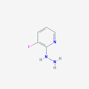 molecular formula C5H6IN3 B1523604 2-Hydrazinyl-3-iodopyridine CAS No. 54231-42-4