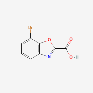 molecular formula C8H4BrNO3 B1523611 7-Bromobenzo[d]oxazole-2-carboxylic acid CAS No. 944898-67-3