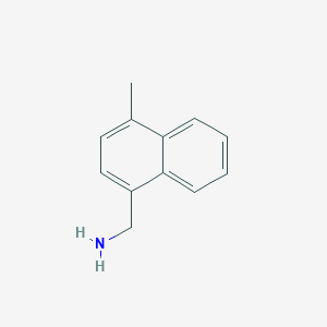 molecular formula C12H13N B1523617 (4-Methylnaphthalen-1-yl)methanamine CAS No. 771580-36-0