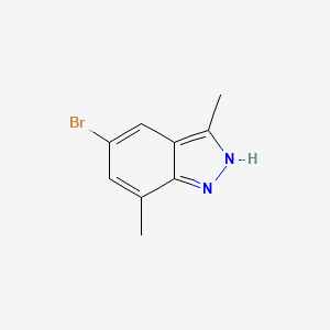 5-Bromo-3,7-dimethyl-1H-indazole