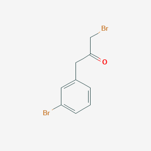 molecular formula C9H8Br2O B1523640 1-Bromo-3-(3-bromophenyl)propan-2-one CAS No. 20772-09-2
