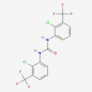 molecular formula C15H8Cl2F6N2O B15236422 Sorafenib impurity 31 