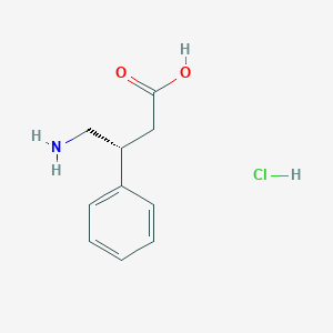 molecular formula C10H14ClNO2 B152365 (R)-4-氨基-3-苯基丁酸盐酸盐 CAS No. 52992-48-0