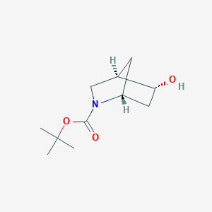 B1523661 (1R,4R,5R)-tert-Butyl 5-hydroxy-2-azabicyclo[2.2.1]heptane-2-carboxylate CAS No. 198835-07-3