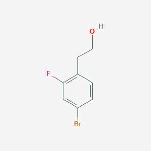 molecular formula C8H8BrFO B1523664 2-(4-Bromo-2-fluorophenyl)ethanol CAS No. 193290-20-9