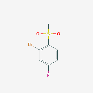 2-Bromo-4-fluoro-1-(methylsulfonyl)benzene