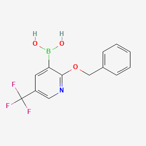 (2-(Benzyloxy)-5-(trifluoromethyl)pyridin-3-yl)boronic acid