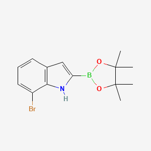 7-Bromo-2-(4,4,5,5-tetramethyl-1,3,2-dioxaborolan-2-yl)-1H-indole