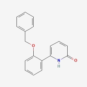 B1523682 6-(2-Benzyloxyphenyl)-2-hydroxypyridine CAS No. 1111111-20-6