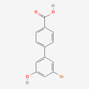 3-Bromo-5-(4-carboxyphenyl)phenol