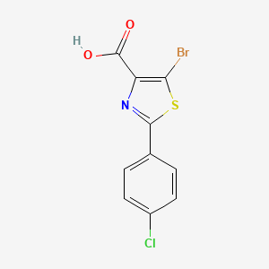 5-Bromo-2-(4-chlorophenyl)thiazole-4-carboxylic acid