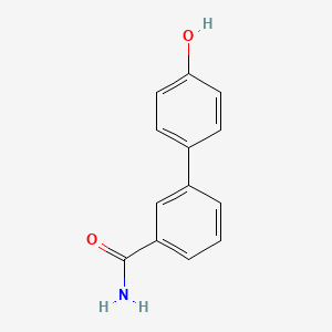 molecular formula C13H11NO2 B1523692 4-(3-Aminocarbonylphenyl)phenol CAS No. 477549-30-7