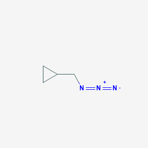 molecular formula C4H7N3 B1523700 (Azidomethyl)cyclopropane CAS No. 76387-48-9