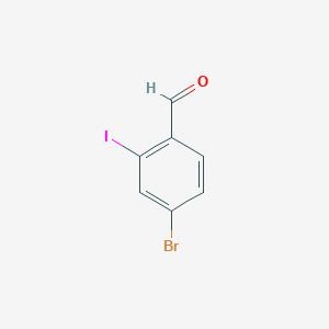 molecular formula C7H4BrIO B1523704 4-Bromo-2-iodobenzaldehyde CAS No. 1261470-87-4
