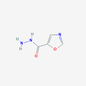 molecular formula C4H5N3O2 B1523705 1,3-Oxazole-5-carbohydrazide CAS No. 885274-30-6