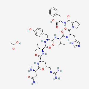 molecular formula C53H78N14O15 B1523708 Angiotensin acetate CAS No. 20071-00-5