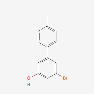 molecular formula C13H11BrO B1523712 3-Bromo-5-(4-methylphenyl)phenol CAS No. 1261963-99-8