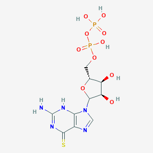 molecular formula C10H15N5O10P2S B152372 6-Thioguanosine 5'-diphosphate CAS No. 16541-19-8
