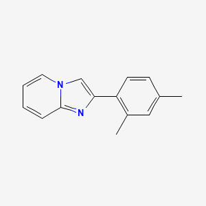 molecular formula C15H14N2 B15237210 2-(2,4-Dimethylphenyl)imidazo[1,2-a]pyridine 