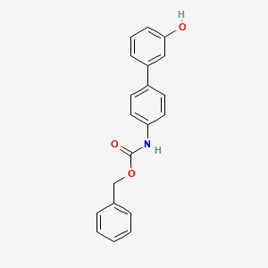 molecular formula C20H17NO3 B1523727 3-(4-Cbz-Aminophenyl)phenol CAS No. 779341-22-9