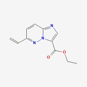 molecular formula C11H11N3O2 B15237311 Ethyl 6-vinylimidazo[1,2-B]pyridazine-3-carboxylate 