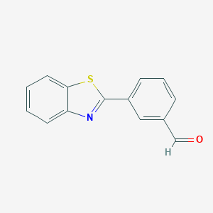 molecular formula C14H9NOS B152374 3-(1,3-Benzothiazol-2-yl)benzaldehyde CAS No. 127868-63-7