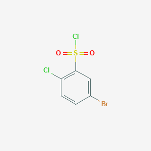 molecular formula C6H3BrCl2O2S B1523748 5-Bromo-2-chlorobenzene-1-sulfonyl chloride CAS No. 81226-68-8
