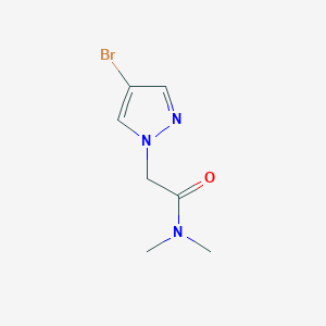 2-(4-bromo-1H-pyrazol-1-yl)-N,N-dimethylacetamide