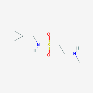 N-(cyclopropylmethyl)-2-(methylamino)ethane-1-sulfonamide