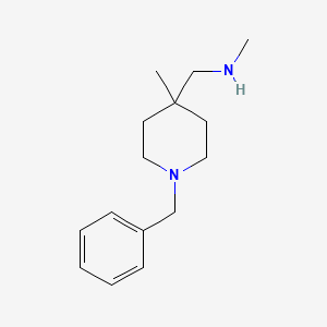 B1523794 [(1-Benzyl-4-methylpiperidin-4-yl)methyl](methyl)amine CAS No. 403513-93-9