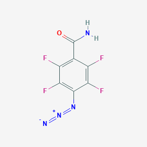 molecular formula C7H2F4N4O B015238 4-Azido-2,3,5,6-tetrafluorobenzamide CAS No. 122616-98-2